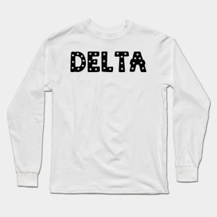 Delta Star Letters Long Sleeve T-Shirt